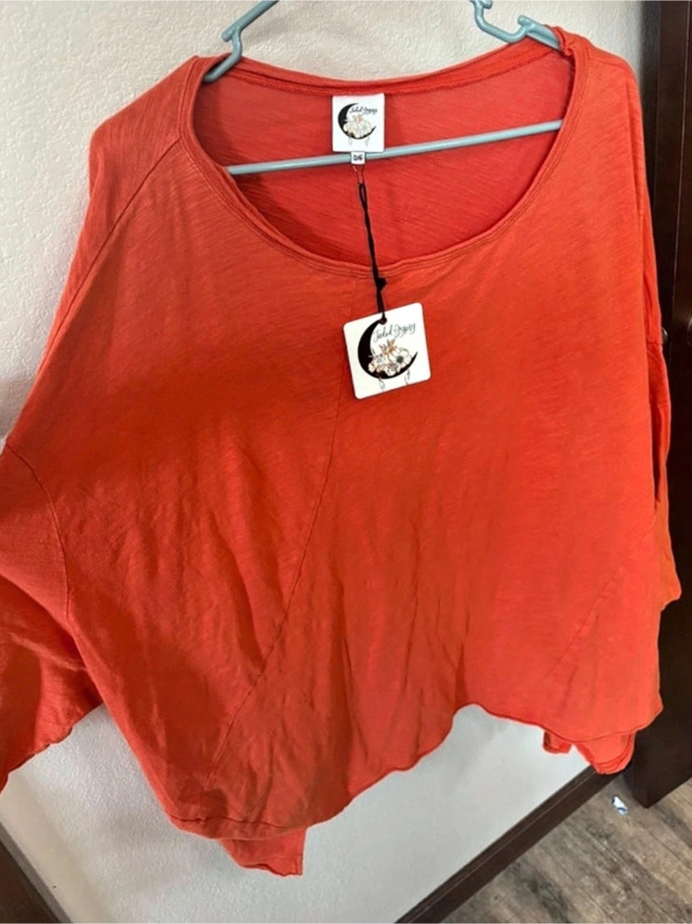 Jaded Gypsy Top in Orange one size fits most NWT